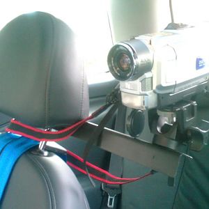 Fully installed. I was able to move the seat far enough back so that the bracket will not cause any driver interference.

All told, the cost was ver
