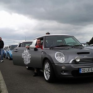 My 'S' about to drive around Silverstone racetrack