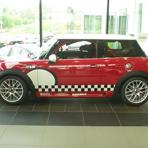 Mini challenge targa car at durham 001