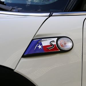 Texas side shuttle flag.