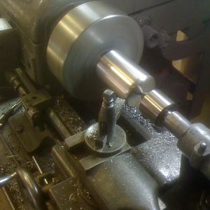 Turning on the metal lathe