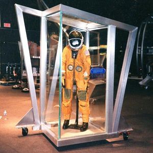 Blackbird Display Case
Flight Suit supplied by the Smithsonian Institute
Hand Built by BSM