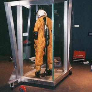 Blackbird Display Case
Flight Suit supplied by the Smithsonian Institute
Hand Built by BSM