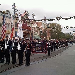 Bobby with Honor Guard @ Disneyland 2