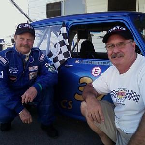 Steve and Me @ Buttonwillow - May 2010