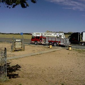 Patterson Truck on I-80 @ The Railroad Monument - Wyoming