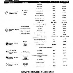 Dent Magic Club Pricing