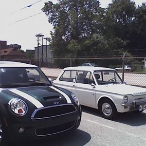 My MINI and a Sunbeam Imp