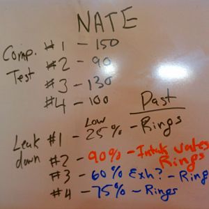 Detroit Tuned MINI Engine Rebuild Compression test