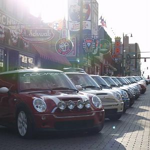 Minis on Beale 2