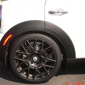 Lowered w/ NM springs, Niche 19x8.5 +35 wheels, Hanook Ventus 245/35/19 tires.
