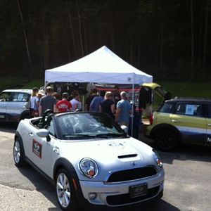 Our booth at Loon Mountain resort