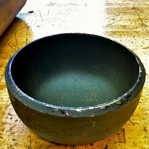5" pipe cap.
Inside View