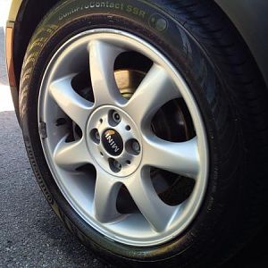 Conti run flats on 16" bridge spoke rims