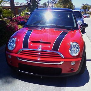 '05 MINI at Shell Beach, CA (the day I bought it)