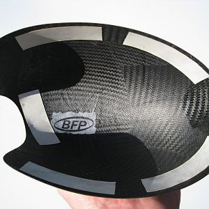 CF mirror cover back