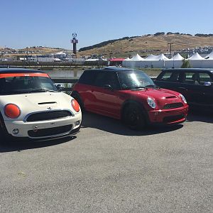 MINI Corral - Monterey Grand Prix, Laguna Seca - May 2015