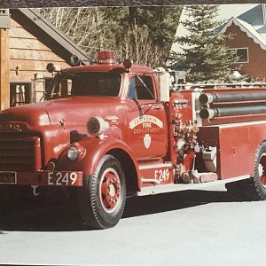 Engine 249 out front at Station 49