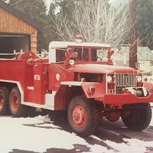 Old Water Tender 36 assigned to Station 49, Fawnskin - San Bernardino Unit