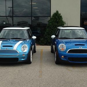 My old R53 next to my R56!