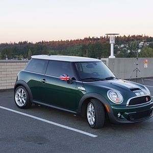 Mini on rooftop