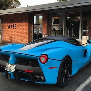 Matte Smurf Blue LaFerrari