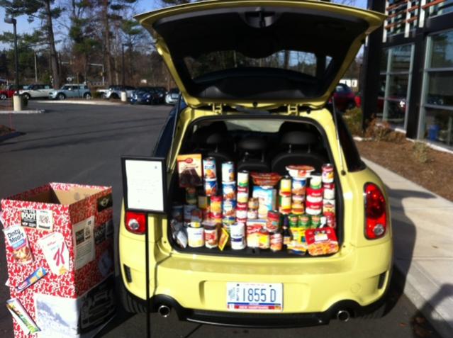 Everything went to the New Hampshire Food Bank