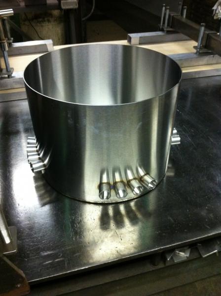 Fog chamber for a tornado machine...