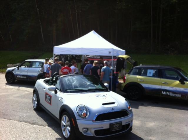 Our booth at Loon Mountain resort
