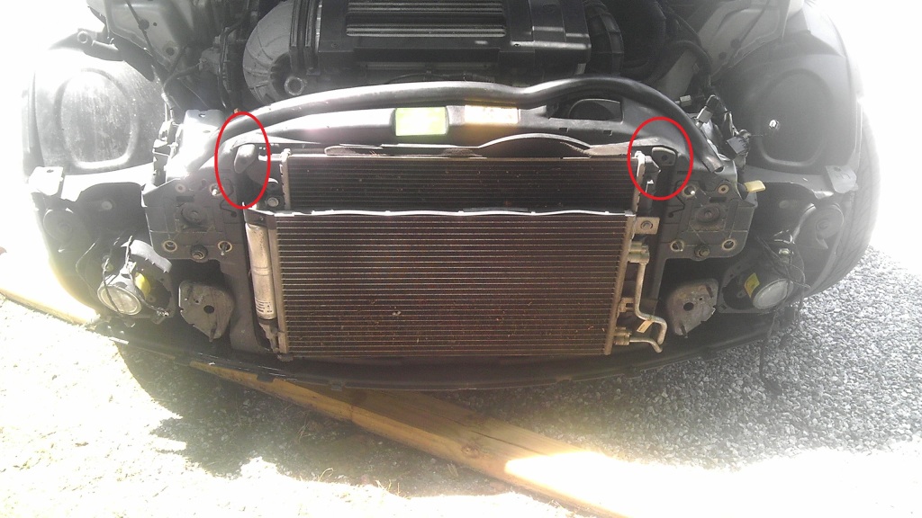Remove rad retaining pins